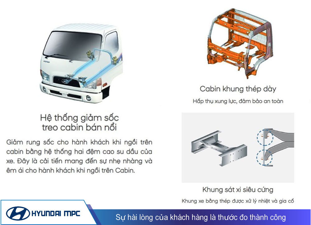 Xe tải Hyundai Mighty W11S - Động cơ khoẻ hơn lên đến 150PS